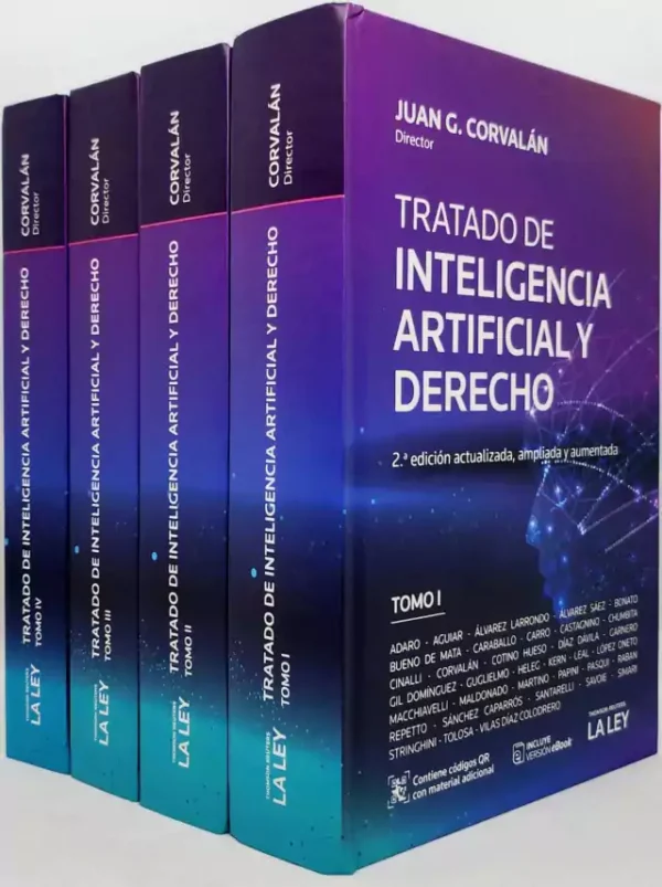 TRATADO DE INTELIGENCIA ARTIFICIAL Y DERECHO. 4 TOMOS-E-